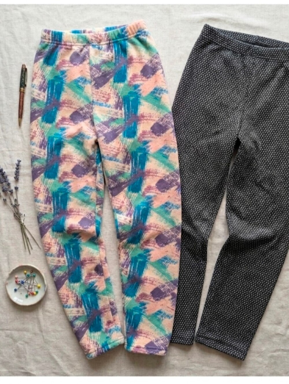 2 "Just Cozy"  Ultra-Soft Fleece Lined Leggings - Size XL